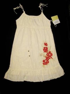 GUESS Mädchen Kleid Sommerkleid beige NEU aus USA 599