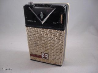 viscount 602 transistor radio for repair brand visacount model 602