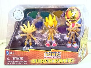This auction is for a set of three Sonic the Hedgehog Super characters