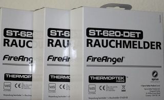 Dreierpack Fire Angel Rauchmelder ST 620 Thermoptek@