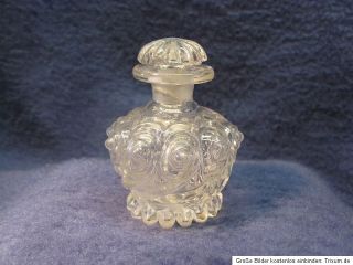 uralter antiker Glas Parfum Flakon Parfumflasche Objekt sehr dekorativ