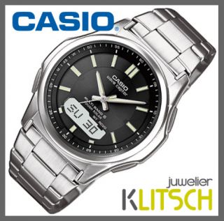 Casio Solar Funk Herren Uhr Schwarz Titan WVA M630TD 1AERWVA M630TD