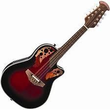 OVATION MCS148 RRB MANDOLIN CELEBRITY RUBY RED BURST   Perfect 09 10