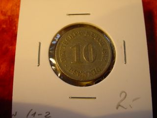 10 Pfennig Deutsches Reich 1912 D 626