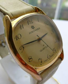 alte Junghans Herren Uhr Quarz Kaliber 633.01 von ca 1980