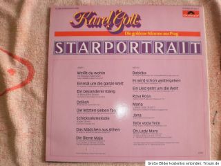 Vinyl LP   Karel Gott   Starportrait   Club Sonderauflage 27204 7