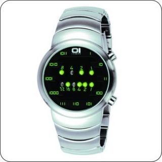 The One Binary Watch LED Nerd Uhr Samui Moon SM102G2