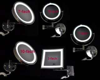 LED Spiegel Wandspiegel Kosmetikspiegel Beleuchtung Schminkspiegel 3/7