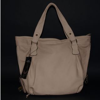 Damenhandtasche Shopper Tasche Bag Leder Optik apricot 626 6265