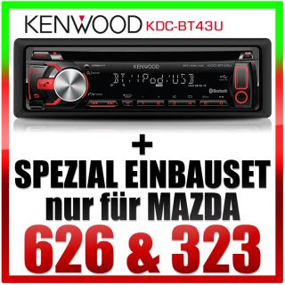 /USB/Bluetooth Autoradio Set + Adapter für MAZDA 626 & 323