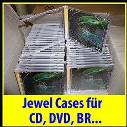 47 Stück Jewel Case ULTRON für CD, DVD, BR neu