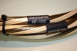 inakustik Monitor Black & White NF 1202, Cinch/RCA, 2x 1,0 m