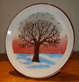 Jahreszeiten Sammelteller WINTER Oakstone Seneca Plate #635