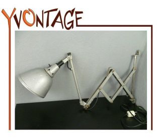 Originale MIDGARD Scherenlampe Industrielampe Lampe 20er 30er Bauhaus