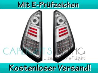 Fiat Grande Punto LED Rückleuchten Set chrom