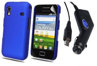 IN 1 ACCESSORY FOR SAMSUNG GALAXY ACE S5830 BLUE HARD CASE COVER