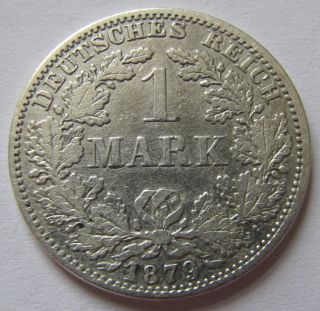 Mark 1879 A SELTEN nur A Stuecke Katal 200 650 Kaiserreich Silber