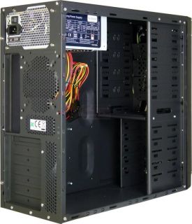Eterno V6 Paladin ATX Midi Tower PC Gehäuse mit 500W silent Netzteil