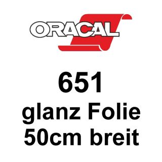 Oracal 651 Orafol Plotter Folie Schneideplotter Folien glänzend 50cm