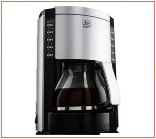 MELITTA Kaffeemaschine Look Deluxe III schwarz/silber M652 02030 NEU
