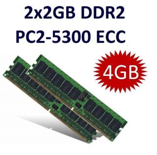 2x 2GB 4GB DDR2 667 RAM Speicher für DELL PowerEdge 830 840