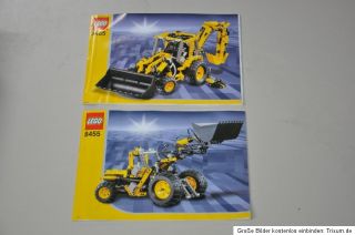 LEGO Technic 8455   Backhoe Loader Pneumatik Bagger von 2003   neu OVP