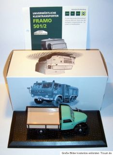 beautifully detailed DDR truck model in scale 1/43, Model has been