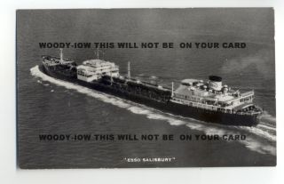 ta662   UK Esso Tanker   Esso Salisbury , built 1957   postcard