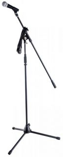 NEU Mikrofon + Mikrofonstativ PA Kabel Mikrofonständer