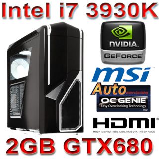 NZXT Gamer PC Intel Core i7 3930K 6x3,2GHz+16GB Corsair +GTX680 3x