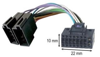 JVC (1) Autoradio Kabel Radio Adapter Stecker DIN ISO