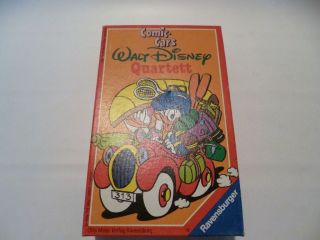 Ravensburger Walt Disney Comic   Cars Quartett 1986