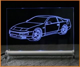 Nissan 300 ZX LED Schild Gravur 300ZX Leuchtschild