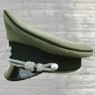 WH Schirmmütze Wehrmacht Offizier Pionier Cap WWII 58cm