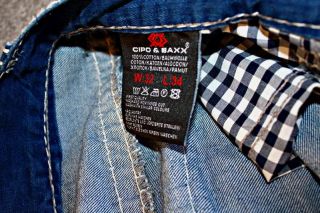 Cipo & Baxx Jeans C 738 Blue W32/L34 32 34 wie NEU