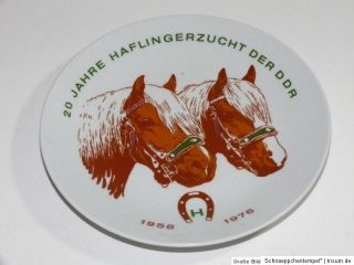 L898 } Auszeichnung   20 Jahre Haflingerzucht in der DDR •