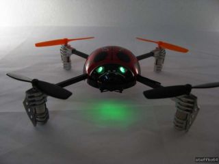 UFO/Quadrocopter Ladybird mit 2,4GHz Fernsteuerung, 3 Achs Gyro und