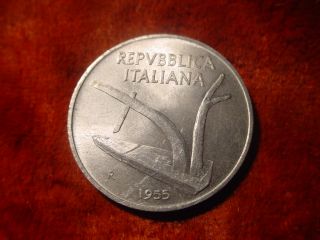 Italien Italy 1955 R 10 Repvbblica Italiana 699