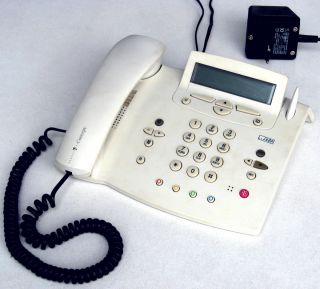 Telekom T Concept CPA 720 weiss ISDN Komfort Telefon Anrufbeantw DECT