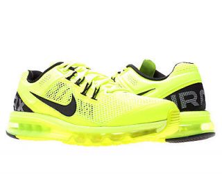 Nike Air Max+ 2013 Volt/Black White Neon Mens Running Shoes 554886 701