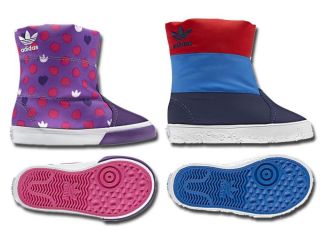 Adidas Winter Vulc Schuhe Winterstiefel Kinder Lila Pink Blau Rot 20