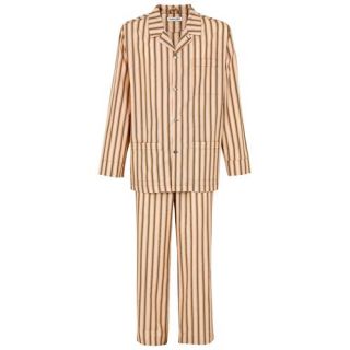 Jacques Britt Pyjama Schlafanzug orange khaki XL / 54 NEU WOW