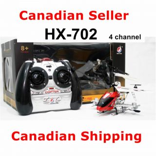 HX702 V Max 4Ch Alloy GYRO Infrared RC 1:16 Helicopter