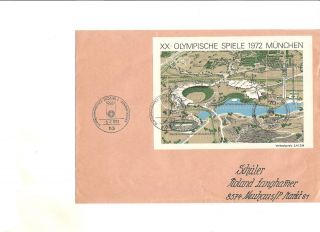 . Olympische Spiele München 1972 (Michel Nr. 723 726 Block 7)