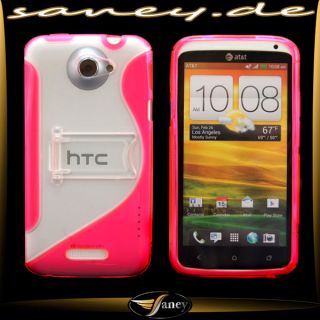 HTC One X Silikon Schutz/Hülle/Cover/Case/Schale 10 36Y