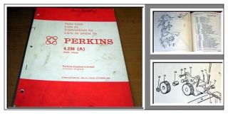 Perkins 4.236 / 4.236A Dieselmotor Ersatzteilliste