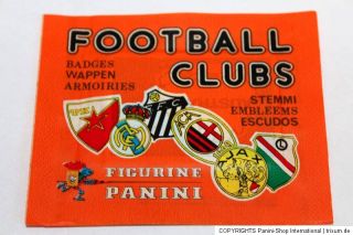 Panini FOOTBALL CLUBS 75 1975 – 1 x TÜTE PACKET bustina sobre