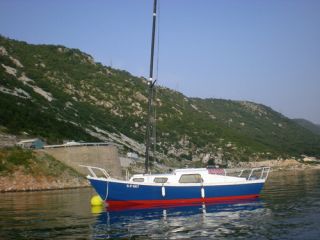 Segelboot Yacht ABMA Domp 740 mit Schlauchboot