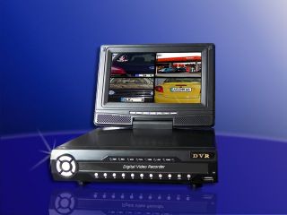 Funk Videoüberwachung 7 TFT DVR Rekorder Überwachungsanlage mit 4