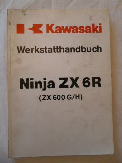 Wi721* Kawasaki Werkstatthandbuch Ninja ZX 6R ZX600G/H